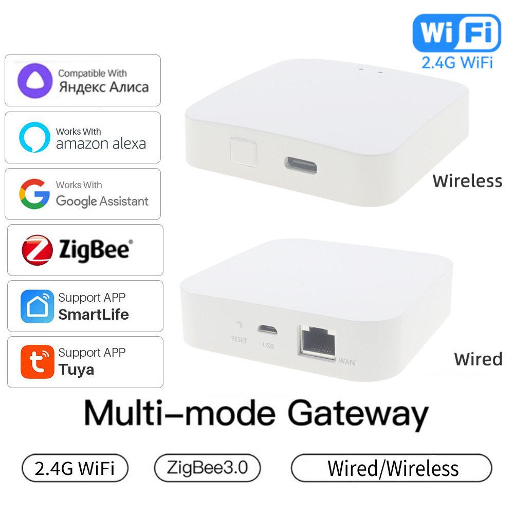 Smart Home Zigbee Gateway - Gateway Inteligente Inalámbrico Multimodo ZigBee Bluetooth