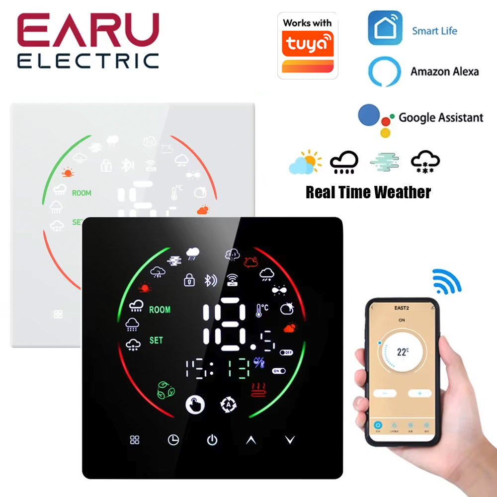 Smart Home Full System - Termostato inteligente Tuya WiFi, calefacción eléctrica