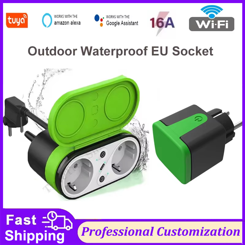 Smart Outdoor Plug - Enchufe Inteligente Wifi Tuya EU 16A