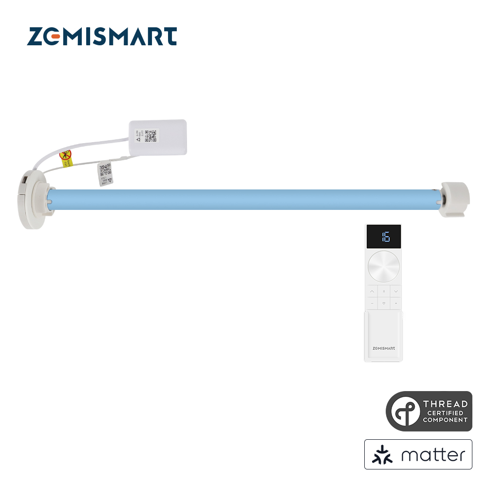 Smart Home Group - Motor para Persianas Enrollables Recargable Zemismart