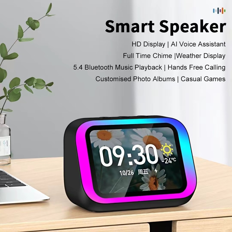 Smart Home Panel - Altavoz Bluetooth con Asistente de Voz