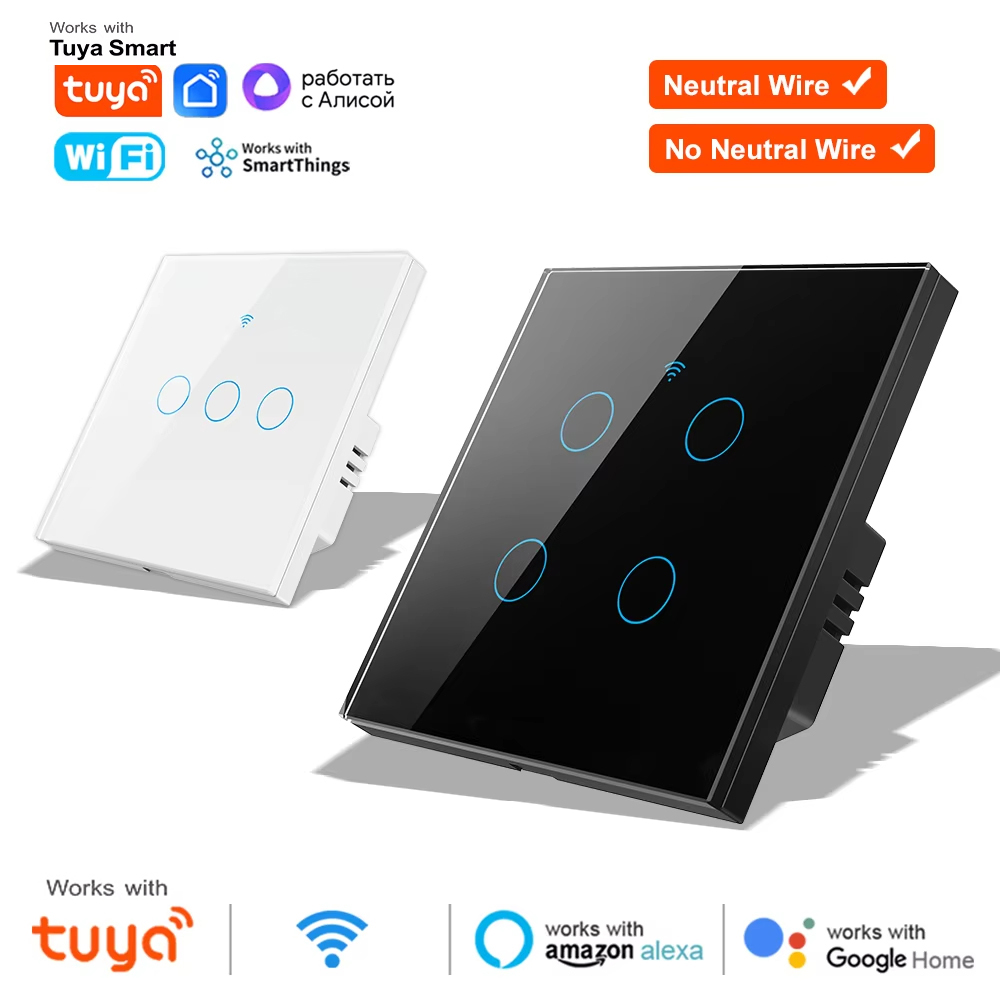Smart Home Full System - Interruptor de pared táctil WiFi RF