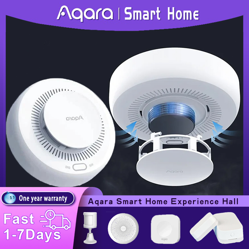 Smart Home Yeelight - Aqara-Sensor Detector de humo inteligente Zigbee