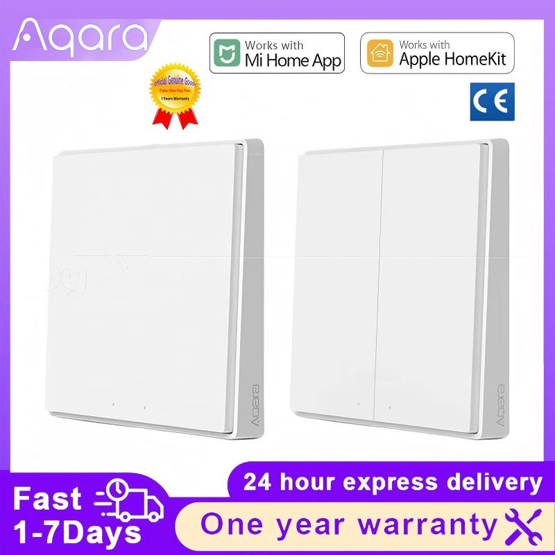 Smart Home Group - Aqara-interruptor de pared D1 Zigbee, botón