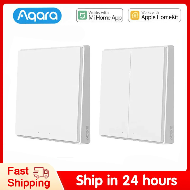 Smart Home Group - Aqara-interruptor de pared inteligente D1 Zigbee,