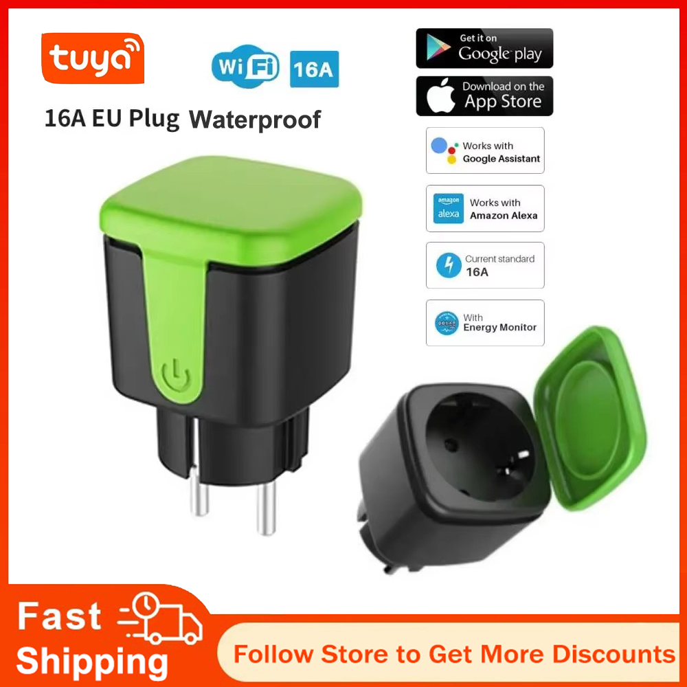 Smart Home Remote - Enchufe Inteligente WiFi Tuya EU 16A,