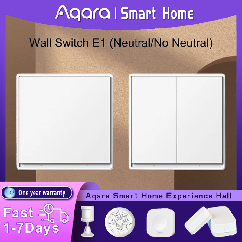 Smart Home Yeelight - Aqara-interruptor de pared Original, versión E1,
