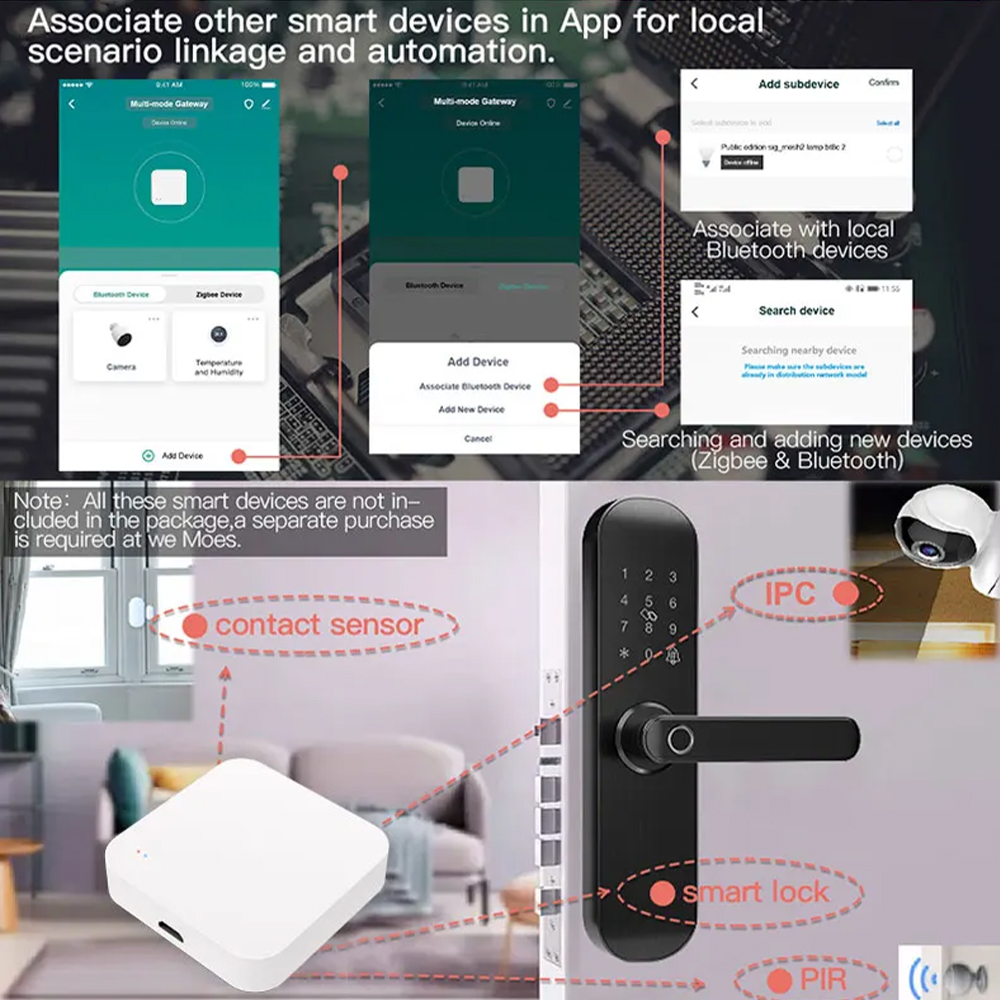 Tuya Zigbee-Hub de enlace mult - Smart Home Zigbee Gateway reseña y precio