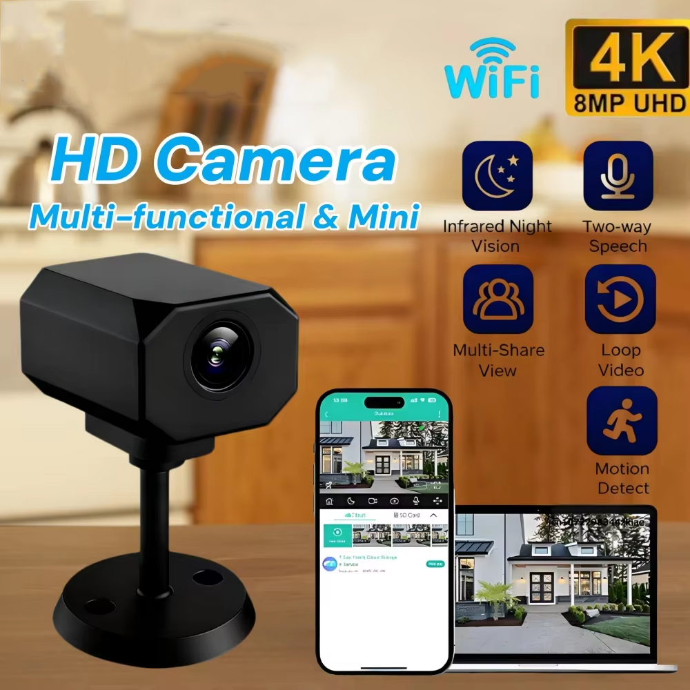 Cámara de seguridad WiFi 4K HD - Smart Home Remote reseña y precio