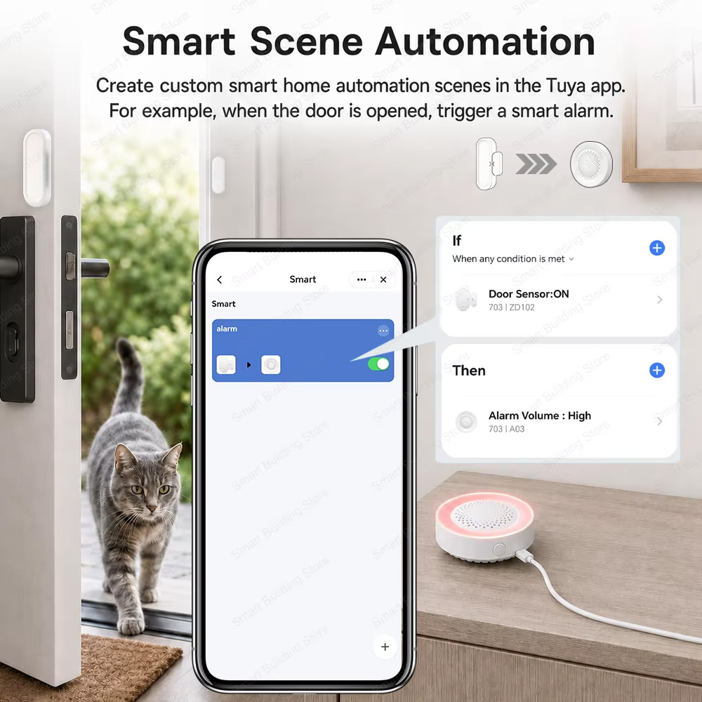 Sensor de Puerta y Ventana Imp - Smart Home Zigbee Gateway reseña y precio