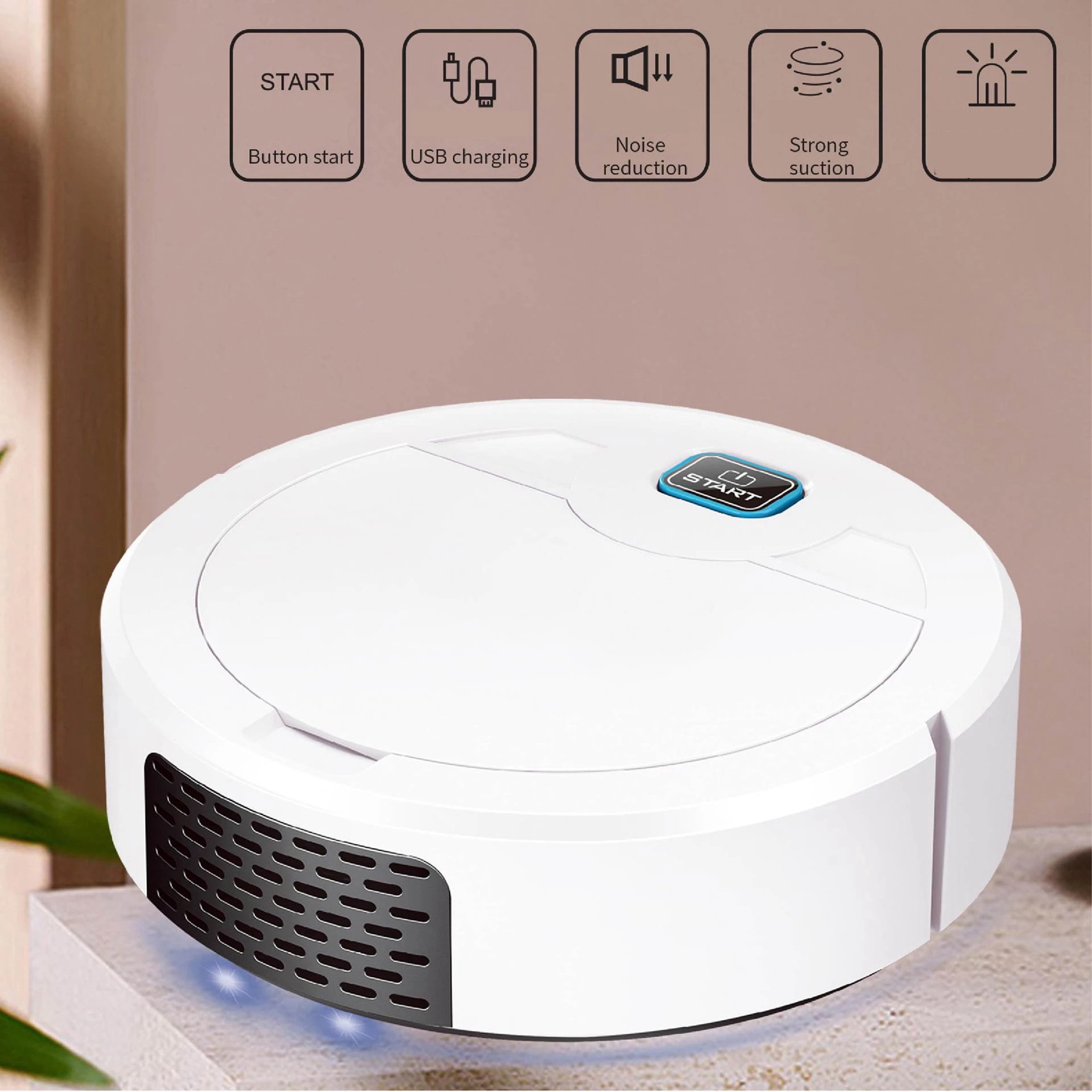 Robot aspirador inteligente A6 - Vacuum Cleaner Smart Home reseña y precio