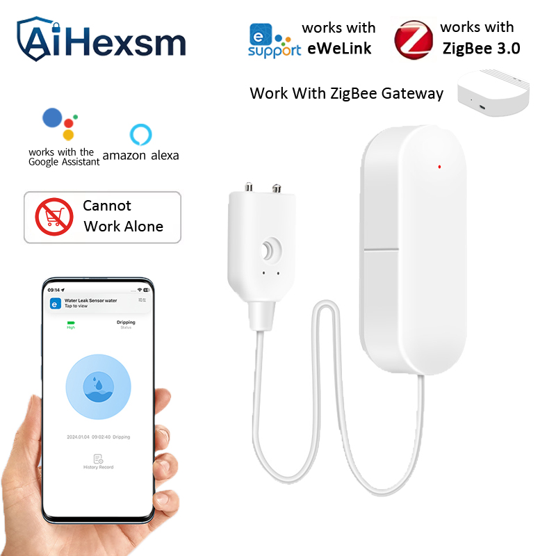 Sensor de Fugas de Agua Zigbee - Smart Home Zigbee Gateway reseña y precio