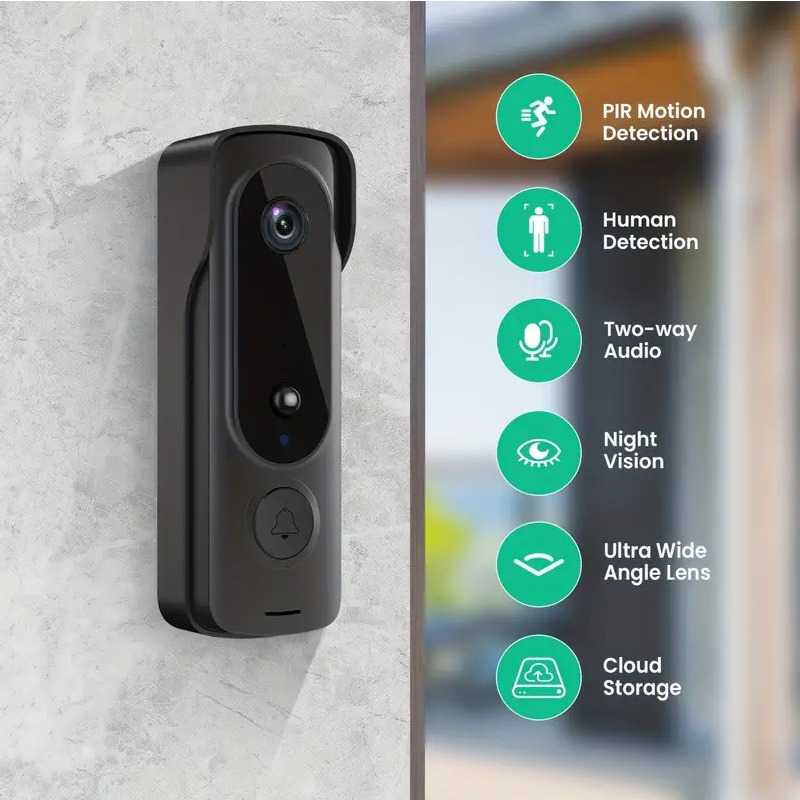 Timbre inalámbrico para exteri - Smart Home Hub Apple reseña y precio