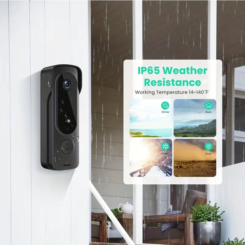 Timbre inalámbrico para exteri - Smart Home Hub Apple reseña y precio