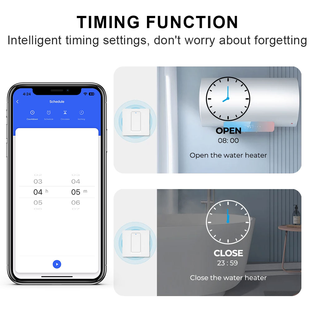 Interruptor de calentador de a - Smart Home Life reseña y precio
