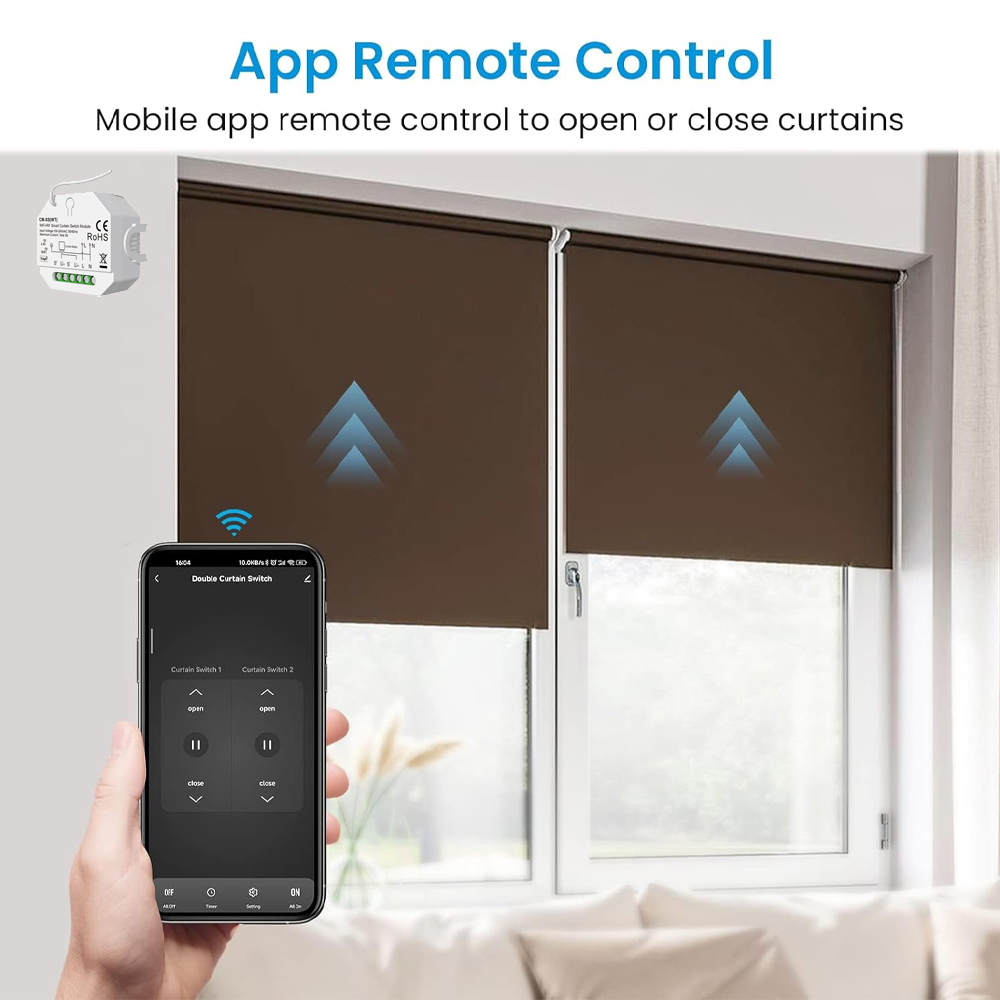 Interruptor de cortina intelig - Smart Home Life reseña y precio