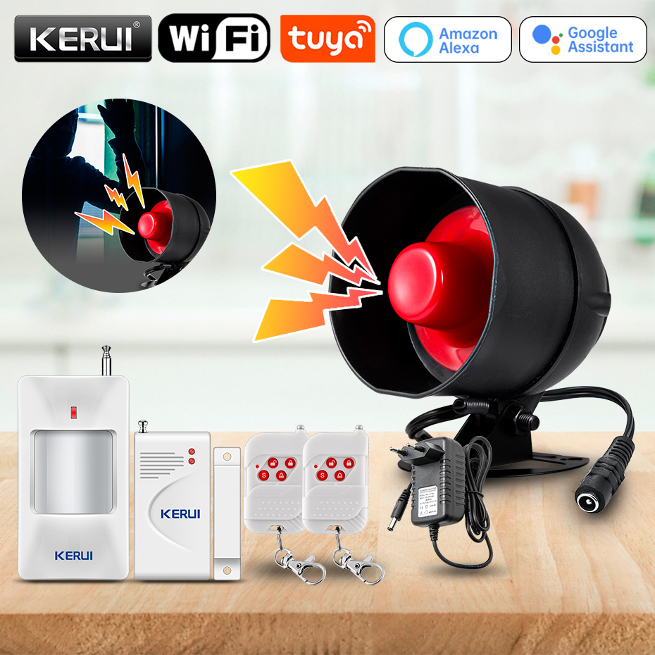 KERUI Tuya WIFI inteligente si - Smart Home Full System reseña y precio