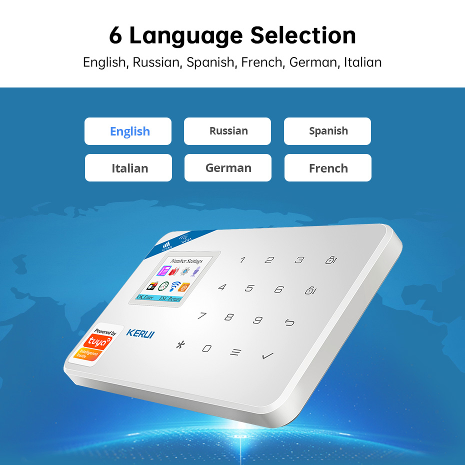 KERUI-sistema de alarma W181,  - Smart Home Full System reseña y precio