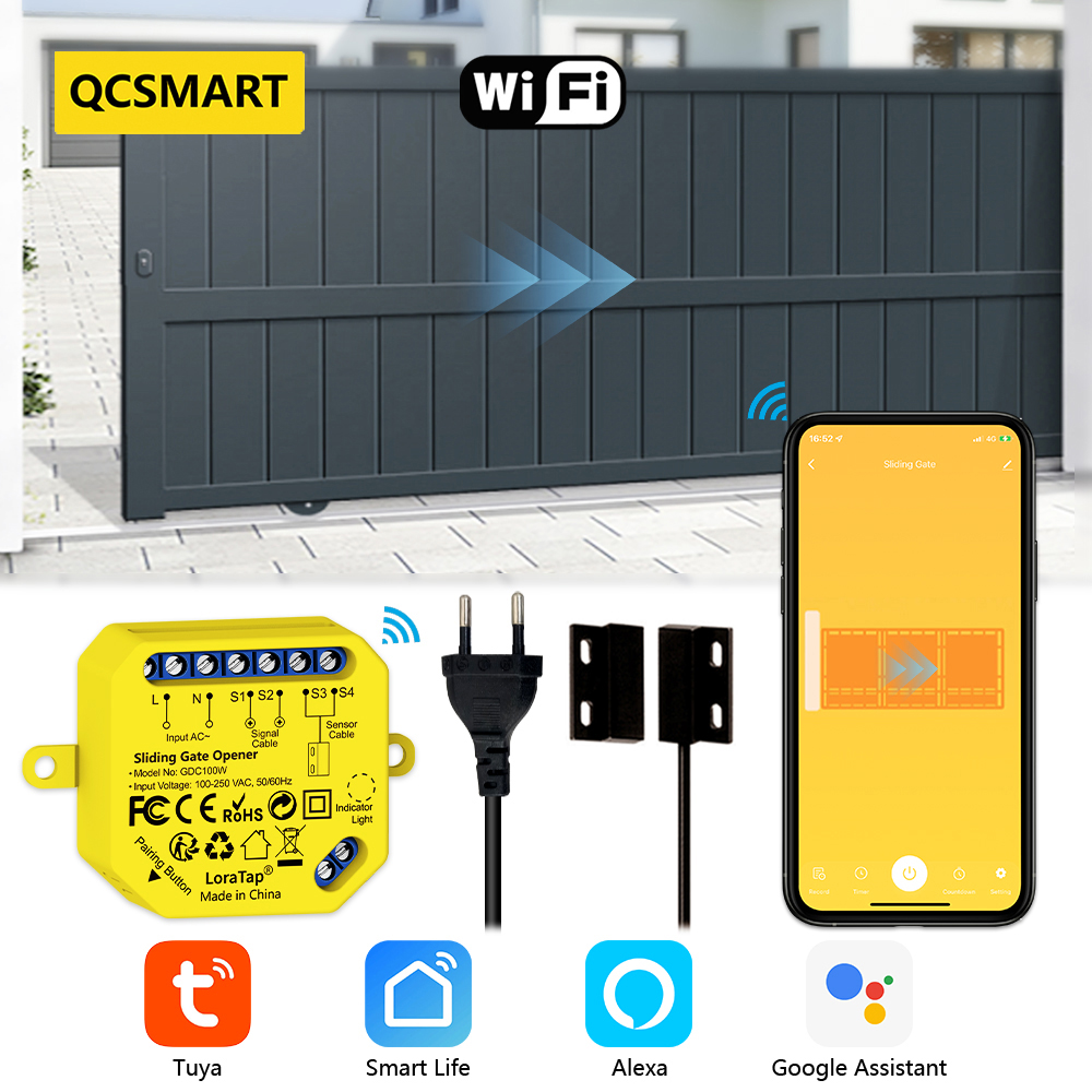 Tuya WiFi puerta corredera abr - Smart Outdoor Plug reseña y precio