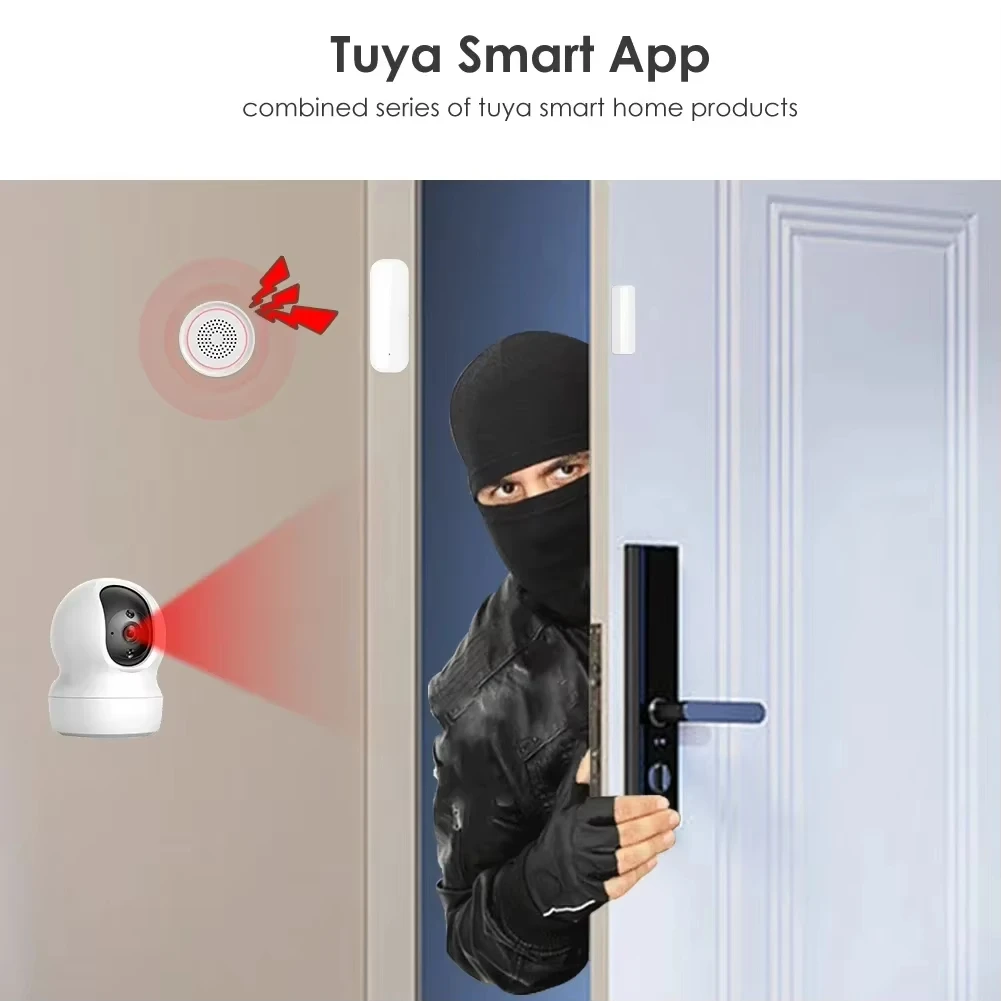Tuya Zigbee/WiFi Sensor magnét - Smart Home Zigbee Gateway reseña y precio
