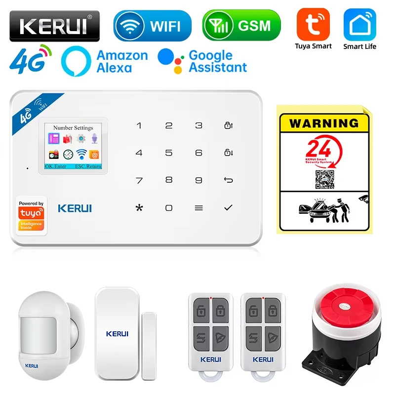 KERUI-Kit de sistema de alarma - Smart Home Full System reseña y precio