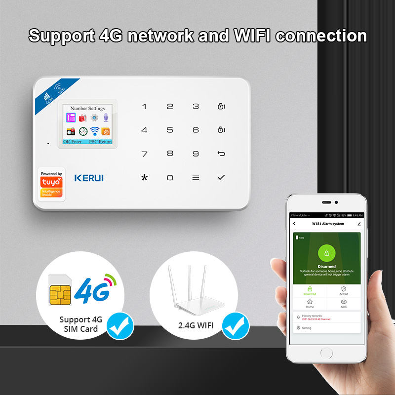 KERUI-Kit de sistema de alarma - Smart Home Full System reseña y precio