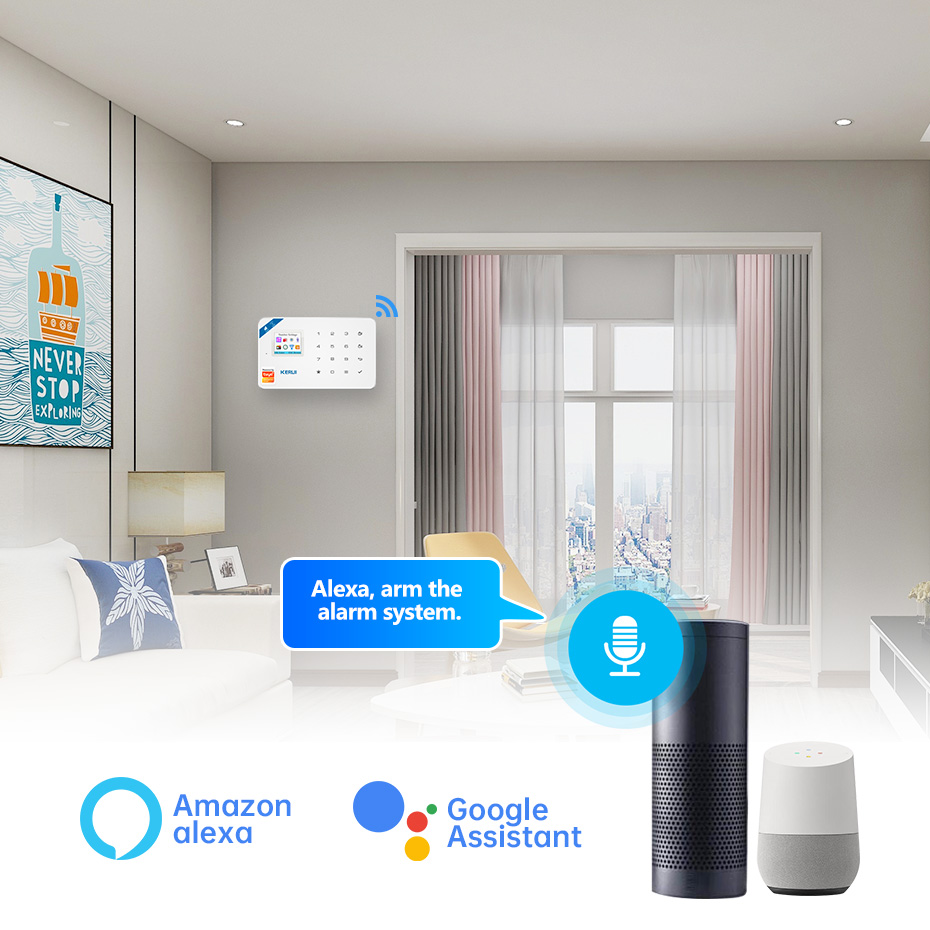 KERUI-Kit de sistema de alarma - Smart Home Full System reseña y precio