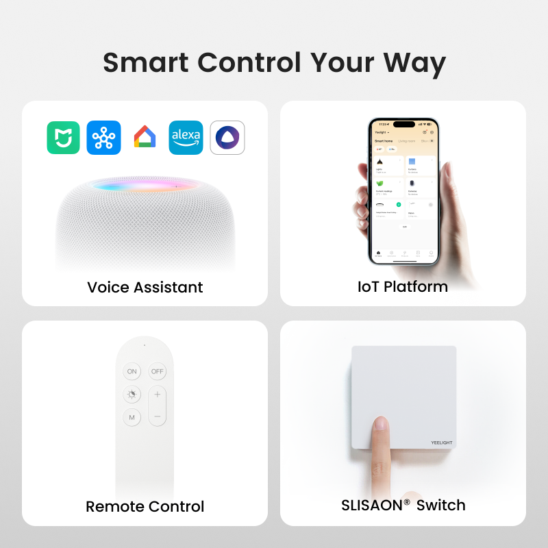 Yeelight-luz LED de techo inte - Smart Home Yeelight reseña y precio