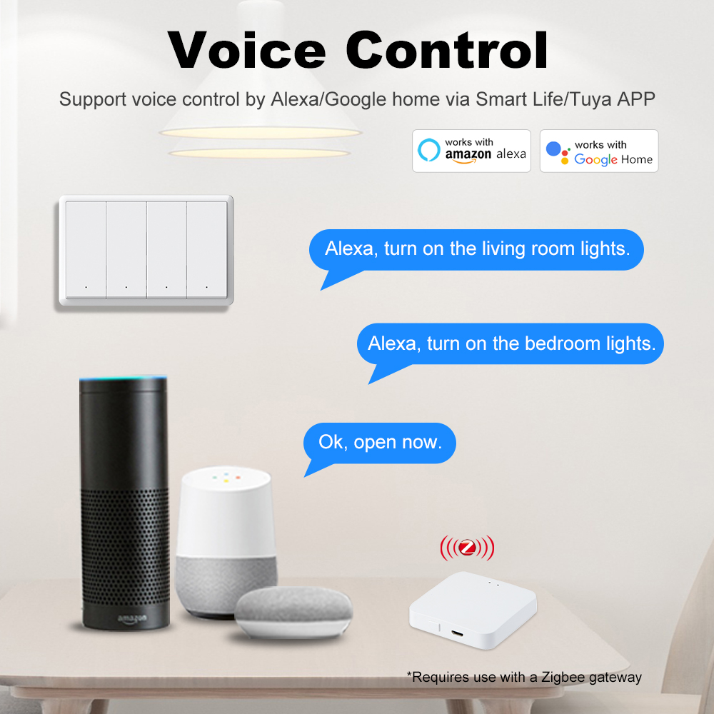 Interruptor Inteligente ZigBee - Smart Home Life reseña y precio