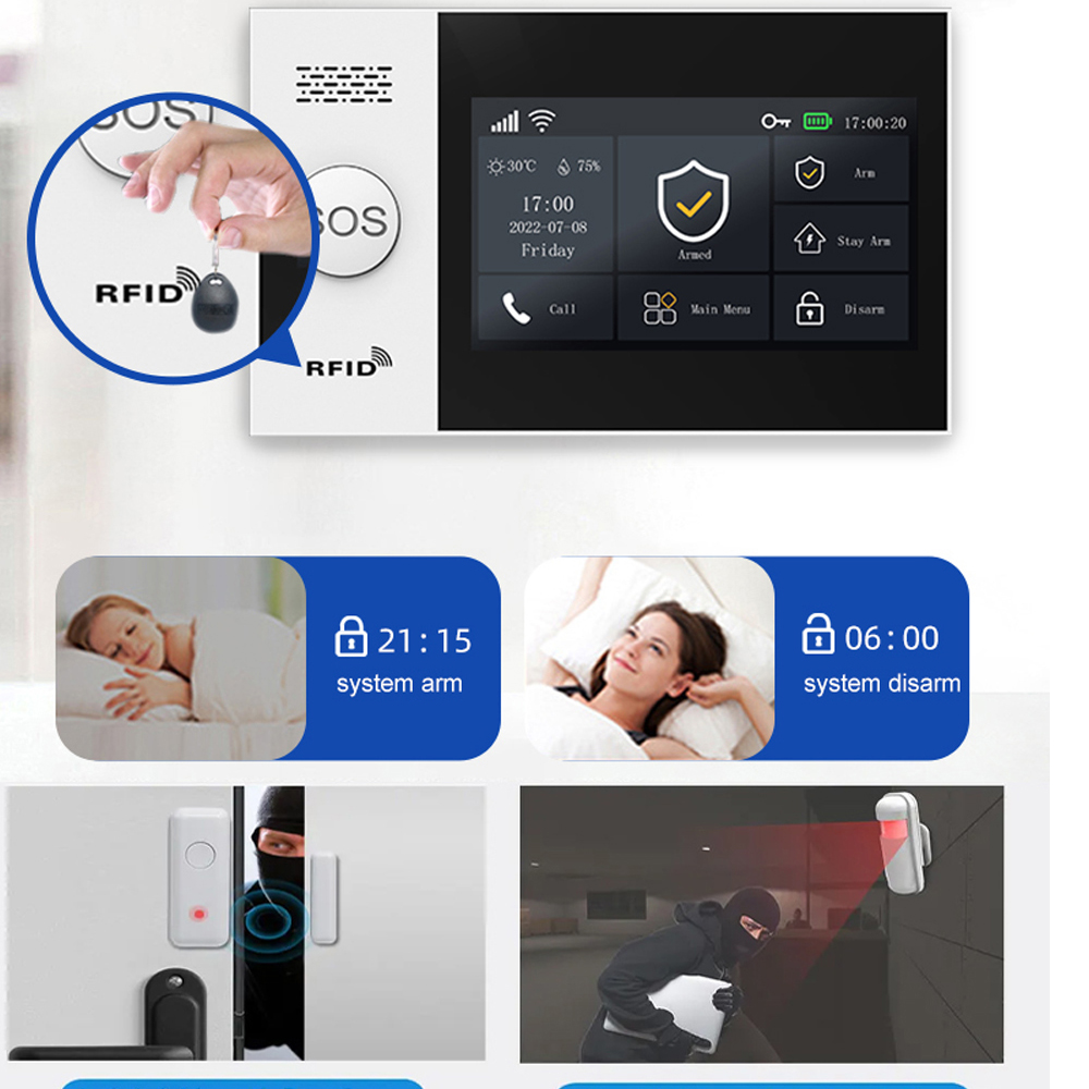 Sistema de alarma para el hoga - Smart Home Full System reseña y precio